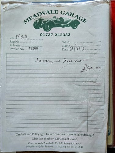 1960 MGA Mk1 Coupe 1600 For Sale (picture 208 of 247)