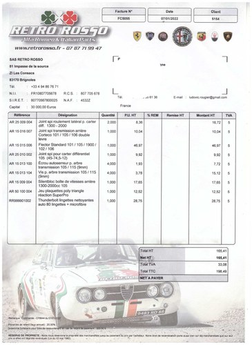1972 Alfa Romeo Giulia GTV 2000 à vendre (picture 123 of 152)