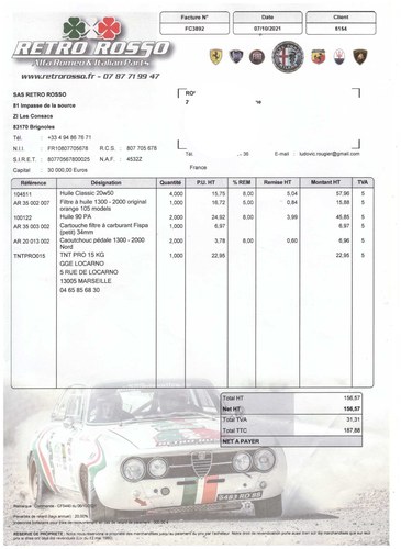 1972 Alfa Romeo Giulia GTV 2000 à vendre (picture 124 of 152)