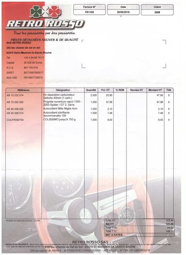 1972 Alfa Romeo Giulia GTV 2000 à vendre (picture 133 of 152)