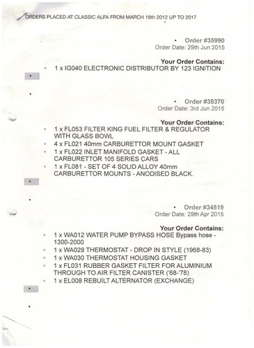 1972 Alfa Romeo Giulia GTV 2000 à vendre (picture 135 of 152)