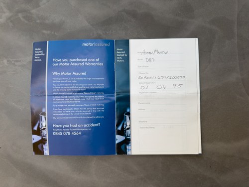 1995 Aston Martin DB7 Te koop (foto 127 van 128)