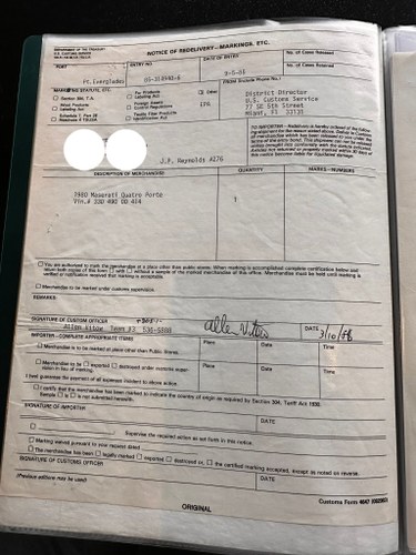 1980 Maserati Quattroporte 4.9 For Sale (picture 119 of 130)