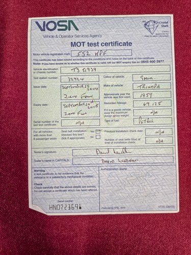 1959 Triumph TR3A Te koop (foto 287 van 308)