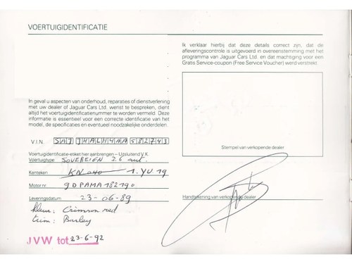 1989 Jaguar XJ6 3.6 Sovereign XJ40 For Sale (picture 52 of 76)