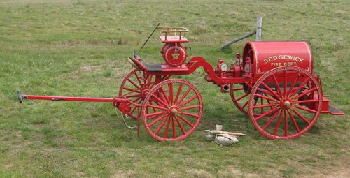 1890 WATEROUS HORSE DRAWN FIRE PUMP For Sale by Auction