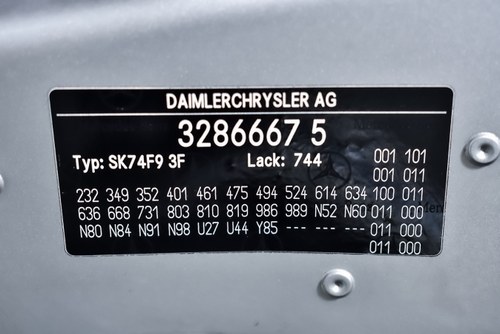 2003 Mercedes-Benz R230 SL55 AMG Convertible 5,5L V8 In vendita (immagine 87 di 105)