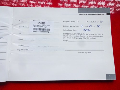 2003 Mercedes-Benz R230 SL55 AMG Convertible 5,5L V8 In vendita (immagine 104 di 105)