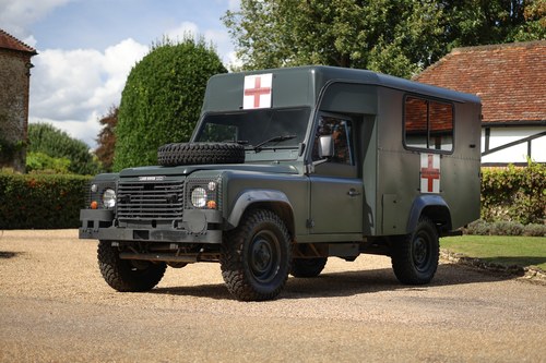 1987 Land Rover 110 Ambulance ex-Singapore Armed Forces In vendita (immagine 3 di 194)