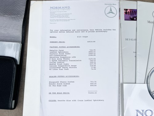 1994 Mercedes-Benz C124 320E à vendre (picture 133 of 150)