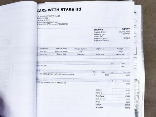 1994 Mercedes-Benz C124 320E à vendre (picture 137 of 150)