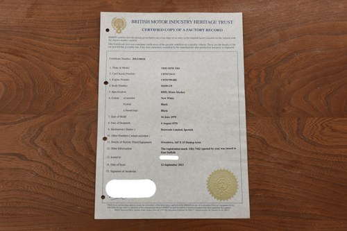 1970 Triumph TR6 For Sale (picture 142 of 161)