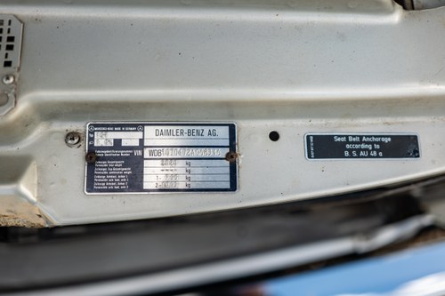 1987 Mercedes-Benz 420SL (R107) For Sale (picture 222 of 238)