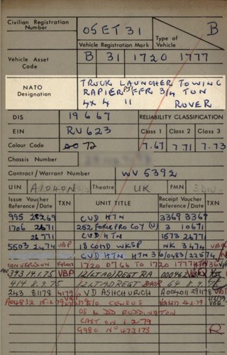 1967 Land Rover Series IIA 109" FFR 3/4 Ton Rapier Missile Carrier For Sale (picture 43 of 50)