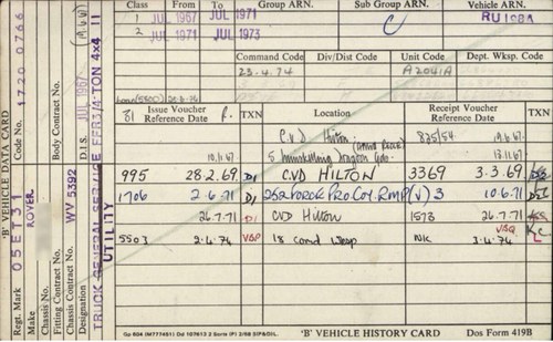 1967 Land Rover Series IIA 109" FFR 3/4 Ton Rapier Missile Carrier For Sale (picture 48 of 50)