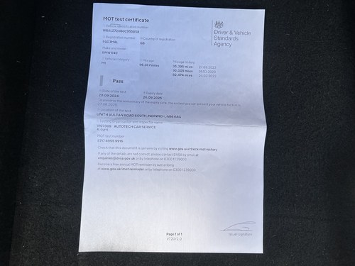 2012 BMW 640D Se Convertible Auto à vendre (picture 151 of 161)