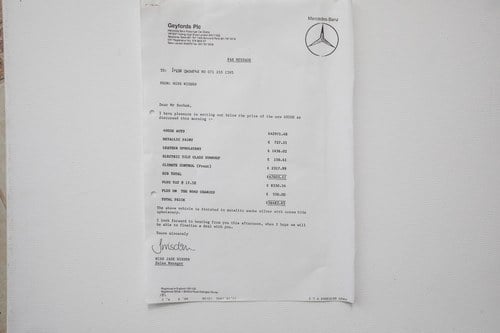 1993 Mercedes-Benz W140 400SE In vendita (immagine 117 di 138)