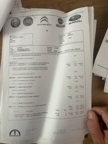 2007 Alfa Romeo Spider JTS V6 Q4 For Sale (picture 134 of 140)