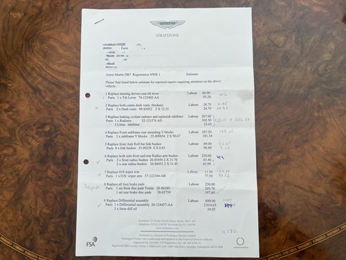 2002 Aston Martin DB7 V12 Vantage For Sale (picture 137 of 151)