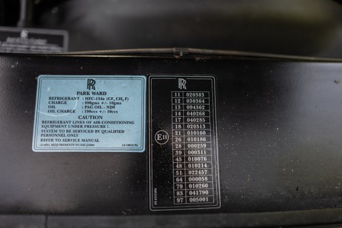 2001 Rolls-Royce Silver Seraph Park Ward LWB In vendita (immagine 214 di 292)