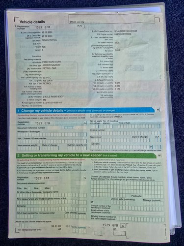 2001 Rolls-Royce Silver Seraph Park Ward LWB In vendita (immagine 257 di 292)