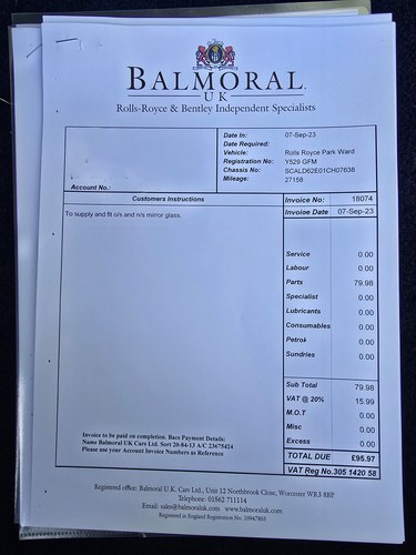 2001 Rolls-Royce Silver Seraph Park Ward LWB In vendita (immagine 275 di 292)