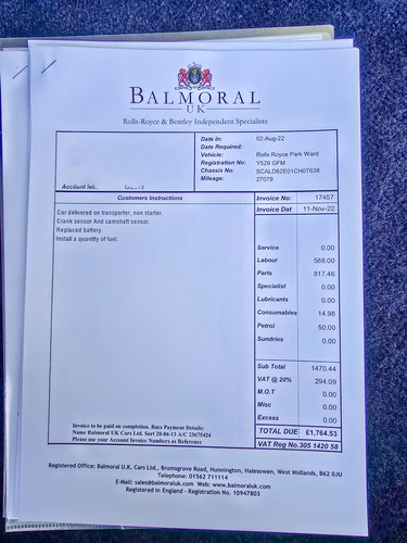 2001 Rolls-Royce Silver Seraph Park Ward LWB In vendita (immagine 277 di 292)