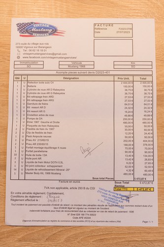 1968 Ford Mustang GT Coupe à vendre (picture 92 of 103)