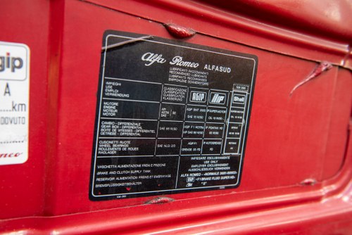 1979 Alfa Romeo Alfasud Sprint zum Verkauf (Bild 127 von 166)