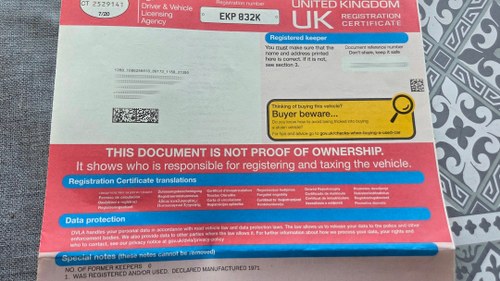 1971 Volvo P1800ES à vendre (picture 125 of 126)