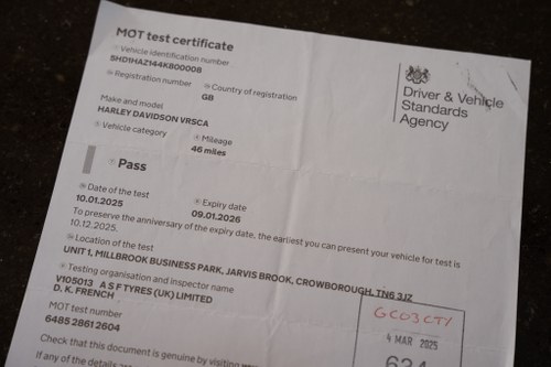 2003 Harley Davidson VRSCA V-Rod For Sale (picture 58 of 59)