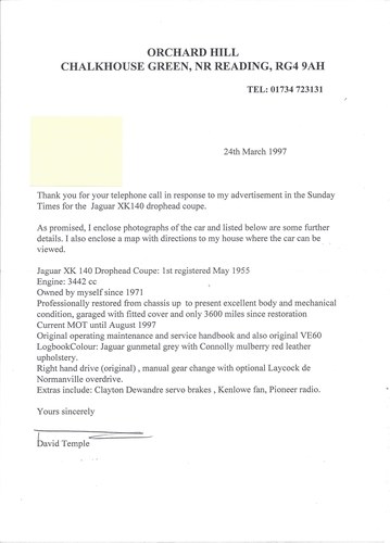 1955 Jaguar XK140 Drophead Coupe zum Verkauf (Bild 50 von 55)