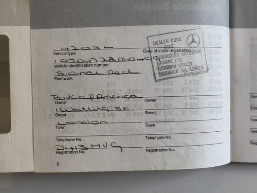 1987 Mercedes-Benz R107 420SL zum Verkauf (Bild 173 von 183)