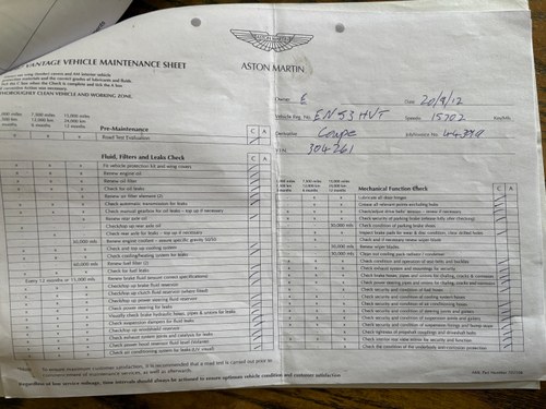 2003 Aston Martin DB7 GTA For Sale (picture 426 of 446)