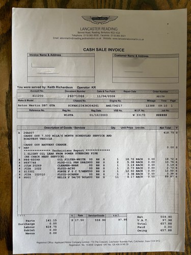 2003 Aston Martin DB7 GTA For Sale (picture 434 of 446)