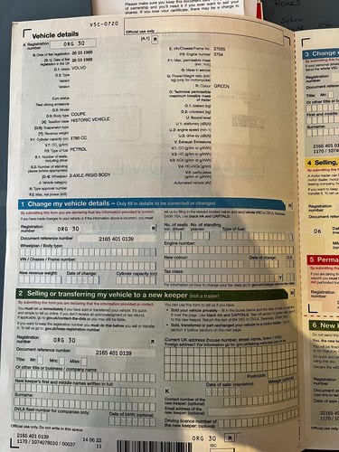 1968 Volvo P1800S For Sale (picture 175 of 200)