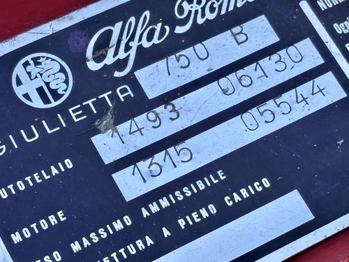 1958 Alfa Romeo Giulietta Sprint 750 B Tipo 101 For Sale (picture 90 of 117)