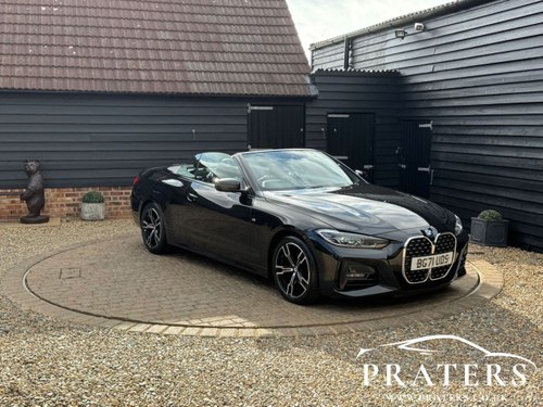 2021 BMW 4 SERIES 2.0 420i M Sport Convertible 2dr Petrol Au In vendita