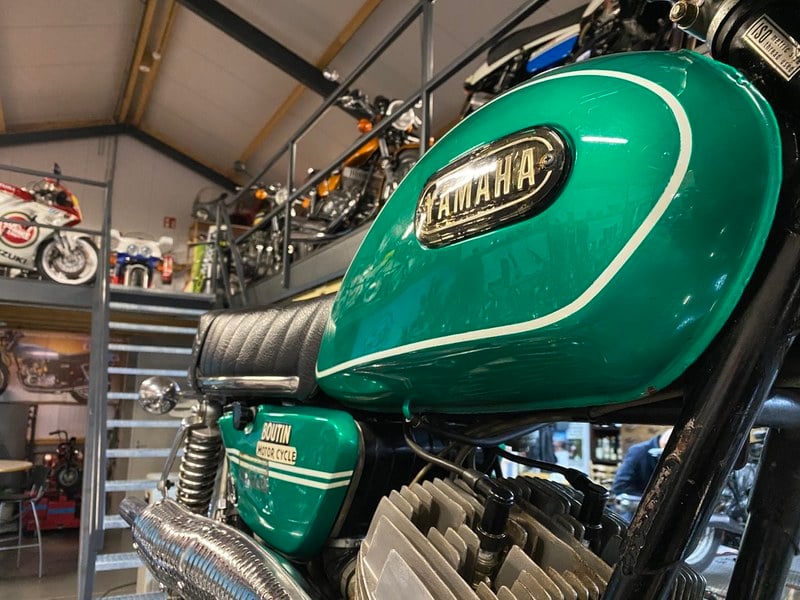 1969 Yamaha DS6 250 Green Manual, speed in Netherlands For