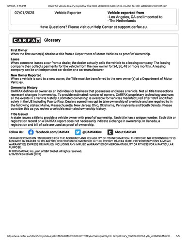 2003 Mercedes-Benz R230 SL500 5,0L V8 Convertible For Sale (picture 70 of 70)