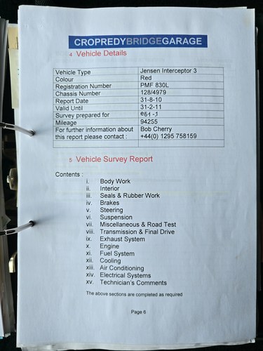 1972 Jensen Interceptor MkIII In vendita (immagine 255 di 270)