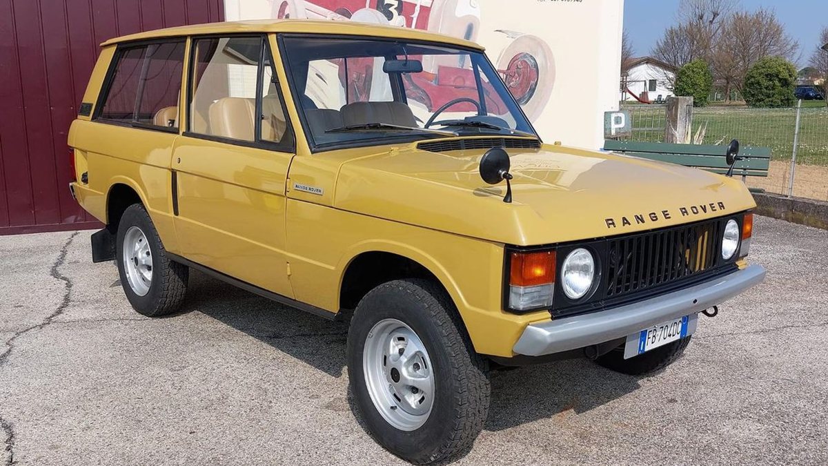 1972 Land Rover Range Rover Yellow Manual Left Hand Drive in Italy ...