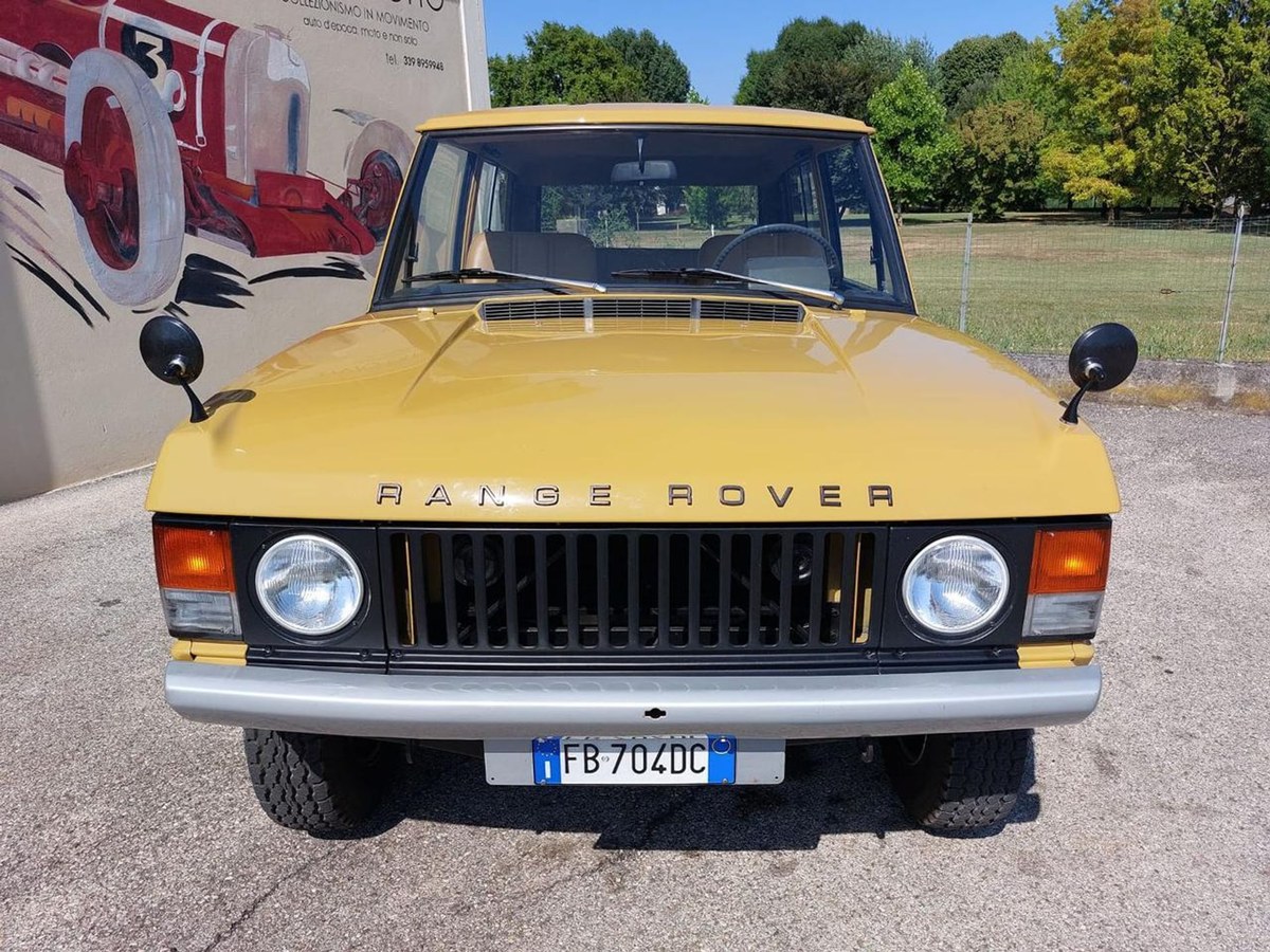 1972 Land Rover Range Rover Yellow Manual Left Hand Drive in Italy ...