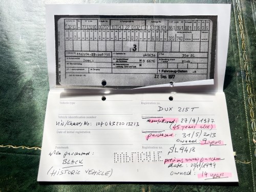 1977 Mercedes-Benz R107 350SL In vendita (immagine 115 di 132)