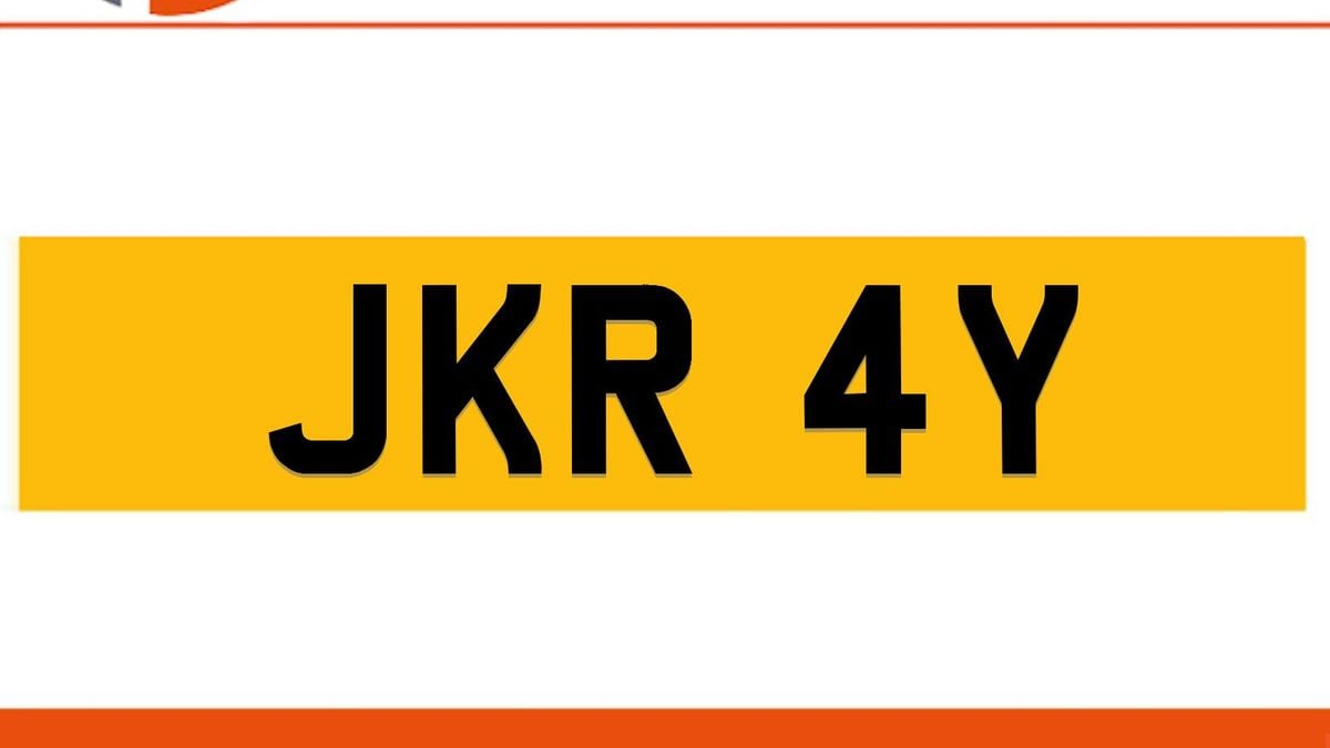 JKR 4Y Private Number Plate On DVLA Retention Ready To Go For Sale ...