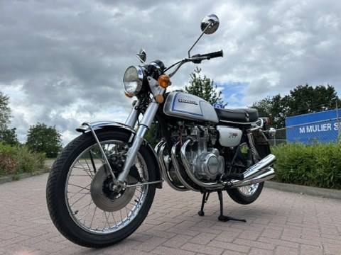 1974 Honda CB 350F Silver Manual, speed in Netherlands For