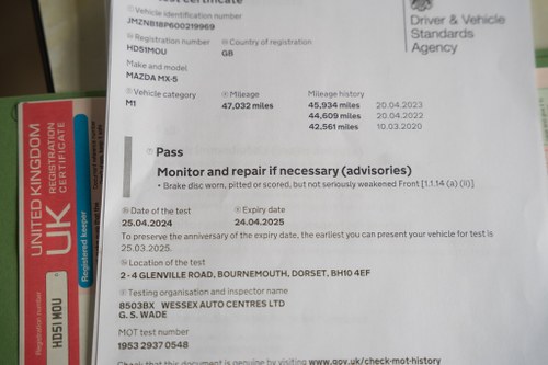 2002 Mazda MX-5 Mk2 1800 Sport Te koop (foto 95 van 102)