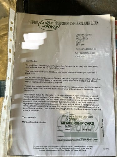 1958 Land Rover Series 1 à vendre (picture 213 of 215)