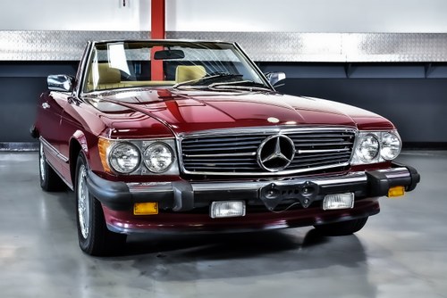 1988 Mercedes-Benz R107 560SL Convertible 5,6L V8 For Sale (picture 9 of 121)