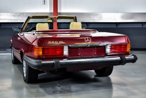 1988 Mercedes-Benz R107 560SL Convertible 5,6L V8 For Sale (picture 22 of 121)
